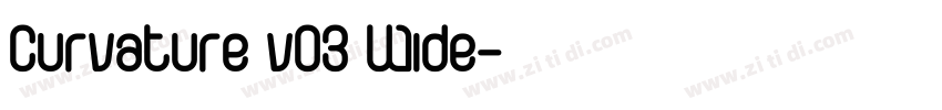 Curvature v03 Wide字体转换